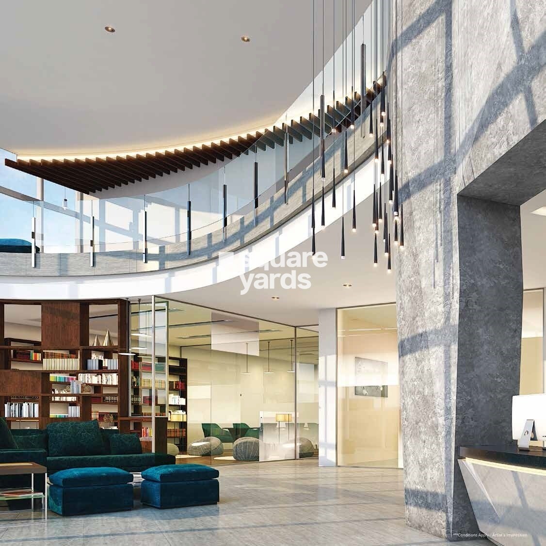 Bombay Realty Island City Center Waiting Lounge