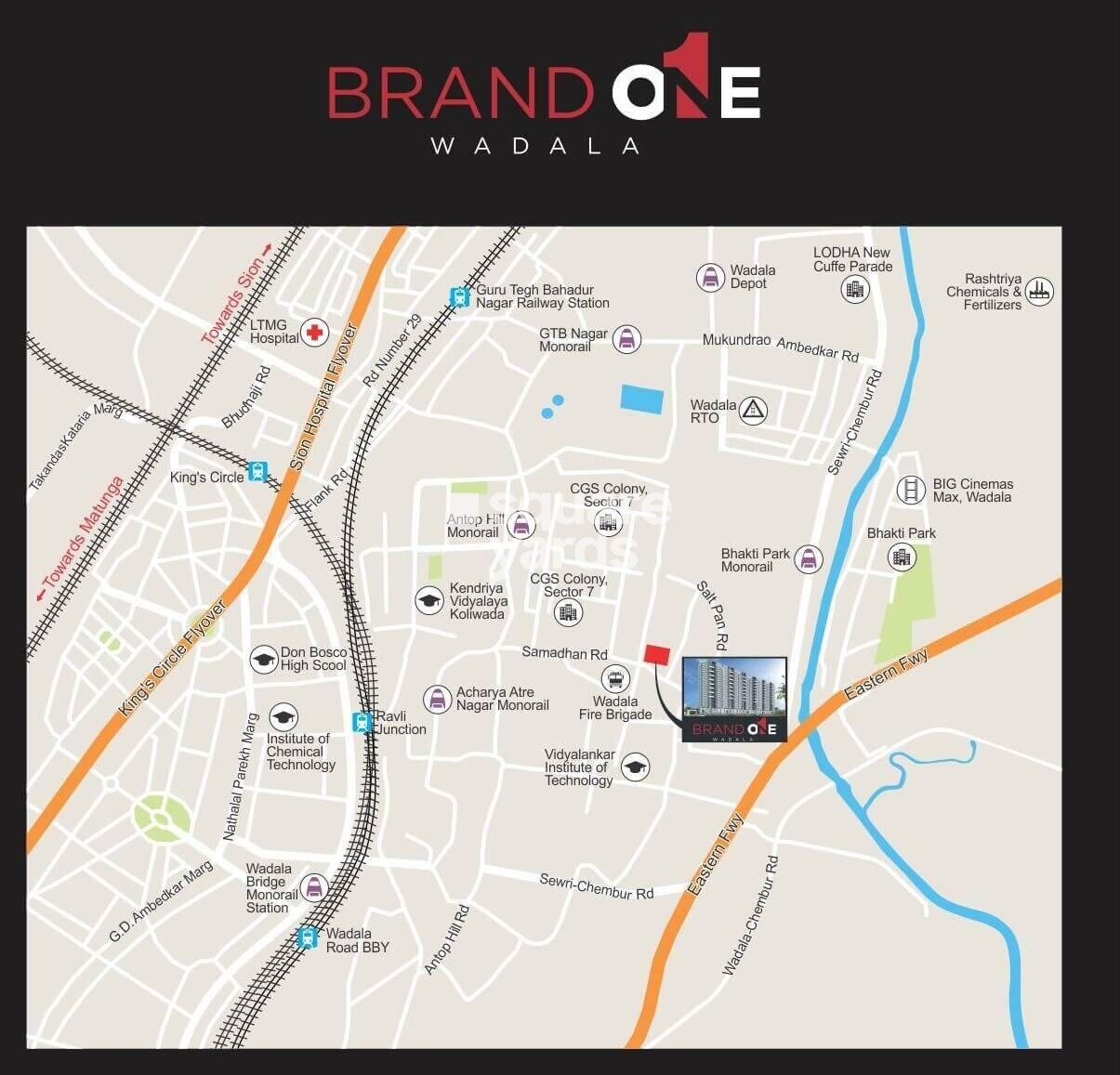Brand One Wadala Location Image
