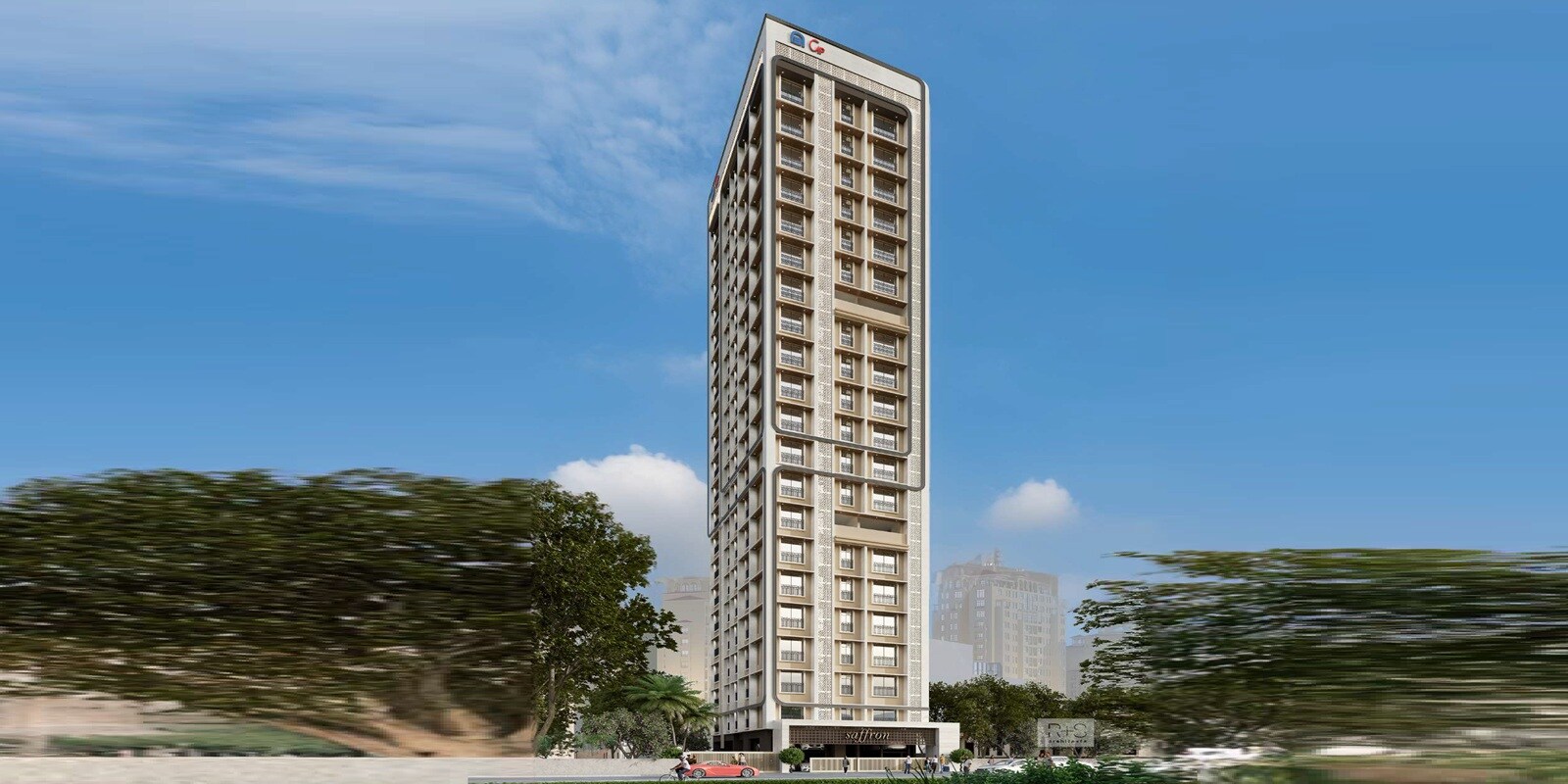 Buildarch Saffron residential project in Mahim West