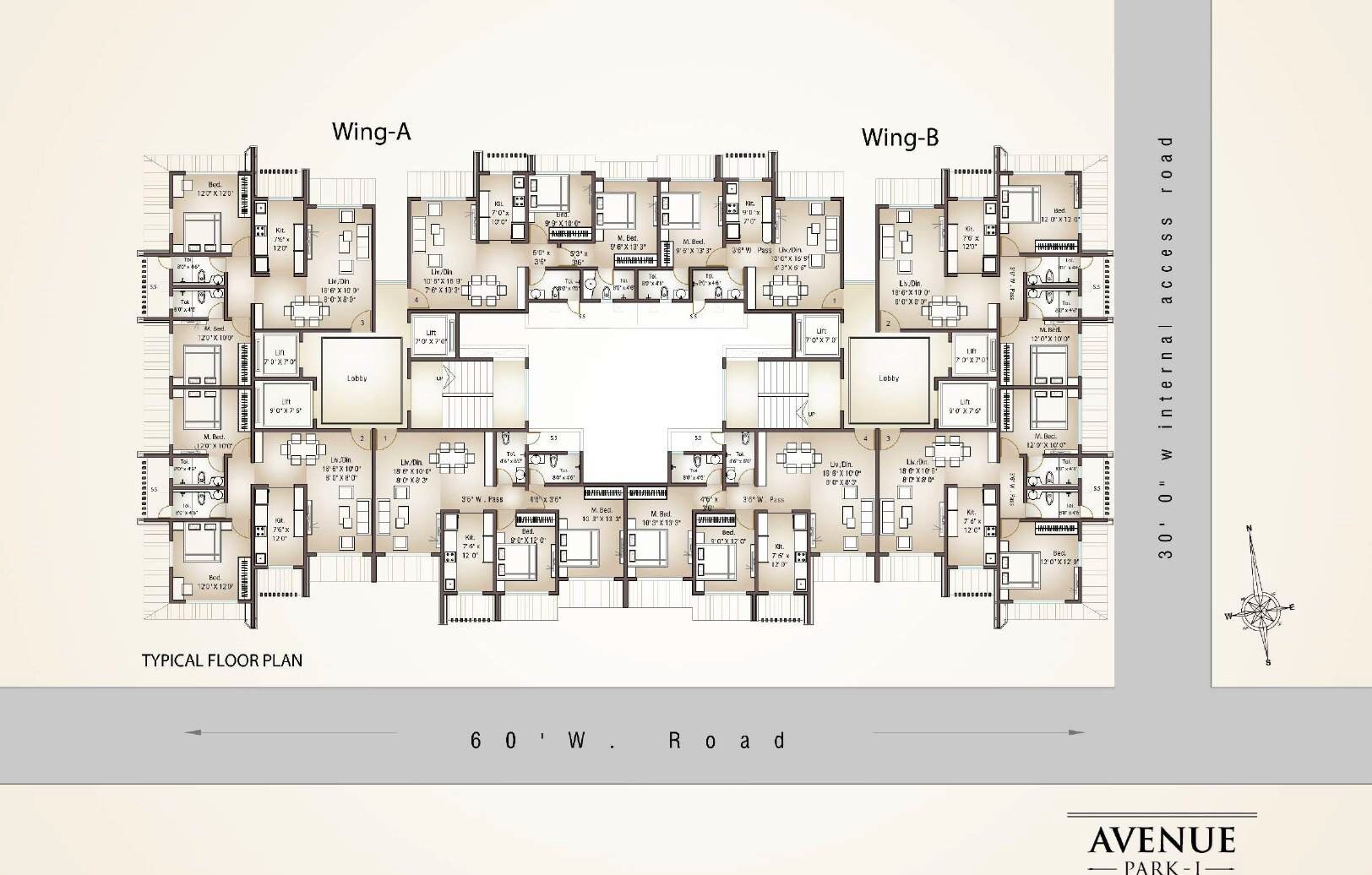 Buildtech Avenue Park Malad Floor Plans 1