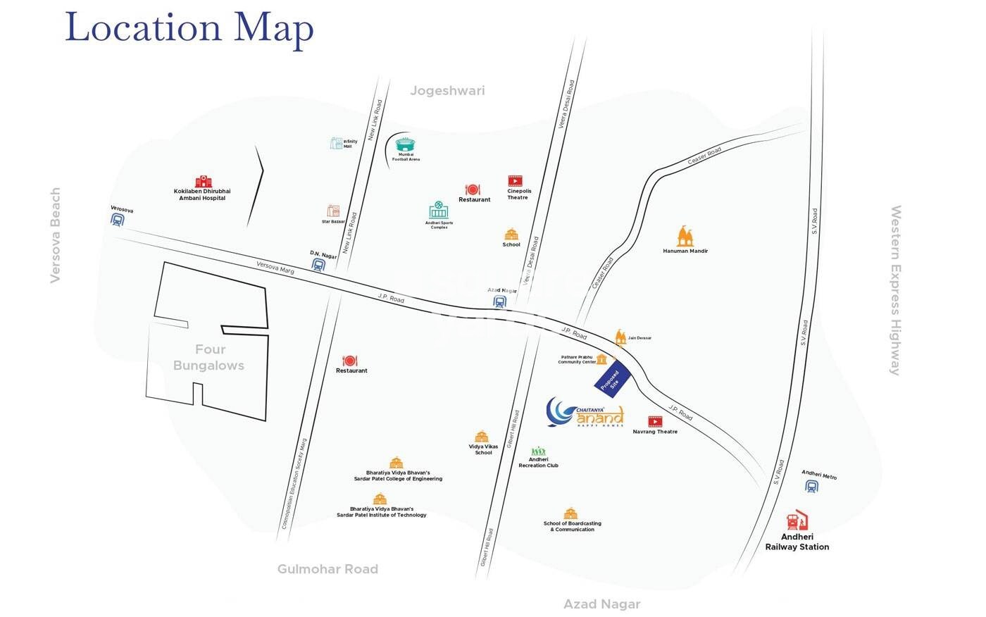 Chaitanya Anand Lunkhod CHSL Location Image