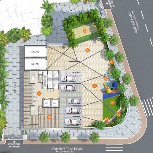 Chaitanya Nirmaan Heights Location Image