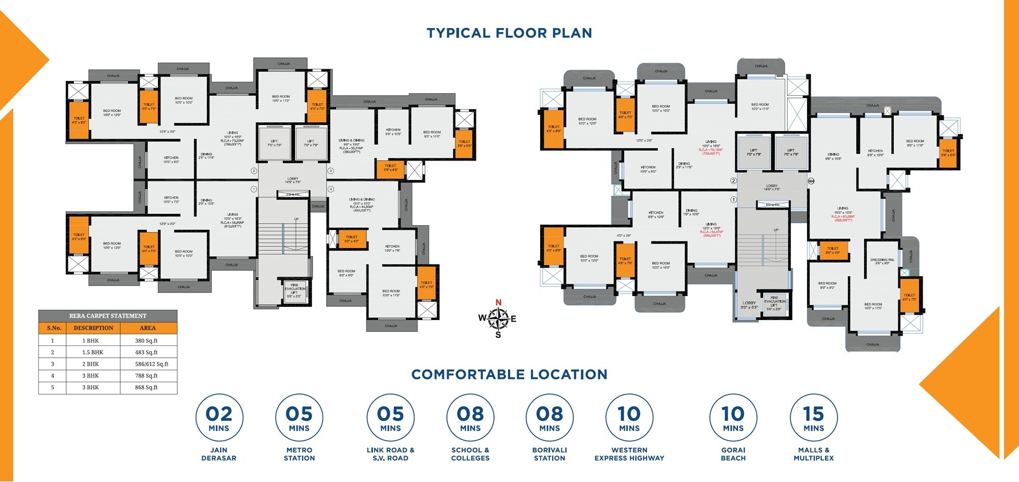 Chaitanya Om Shivam Floor Plans