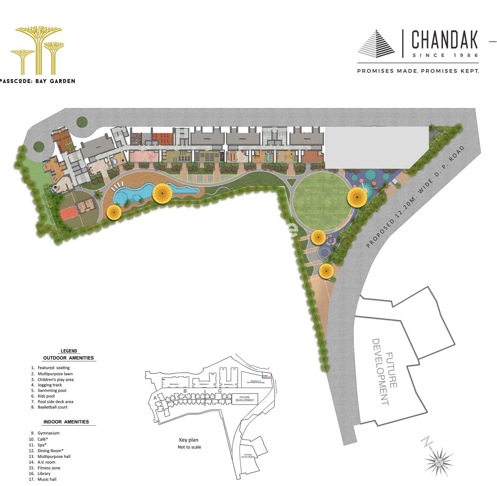 Chandak 34 Park Estate D Wing Master Plan Image