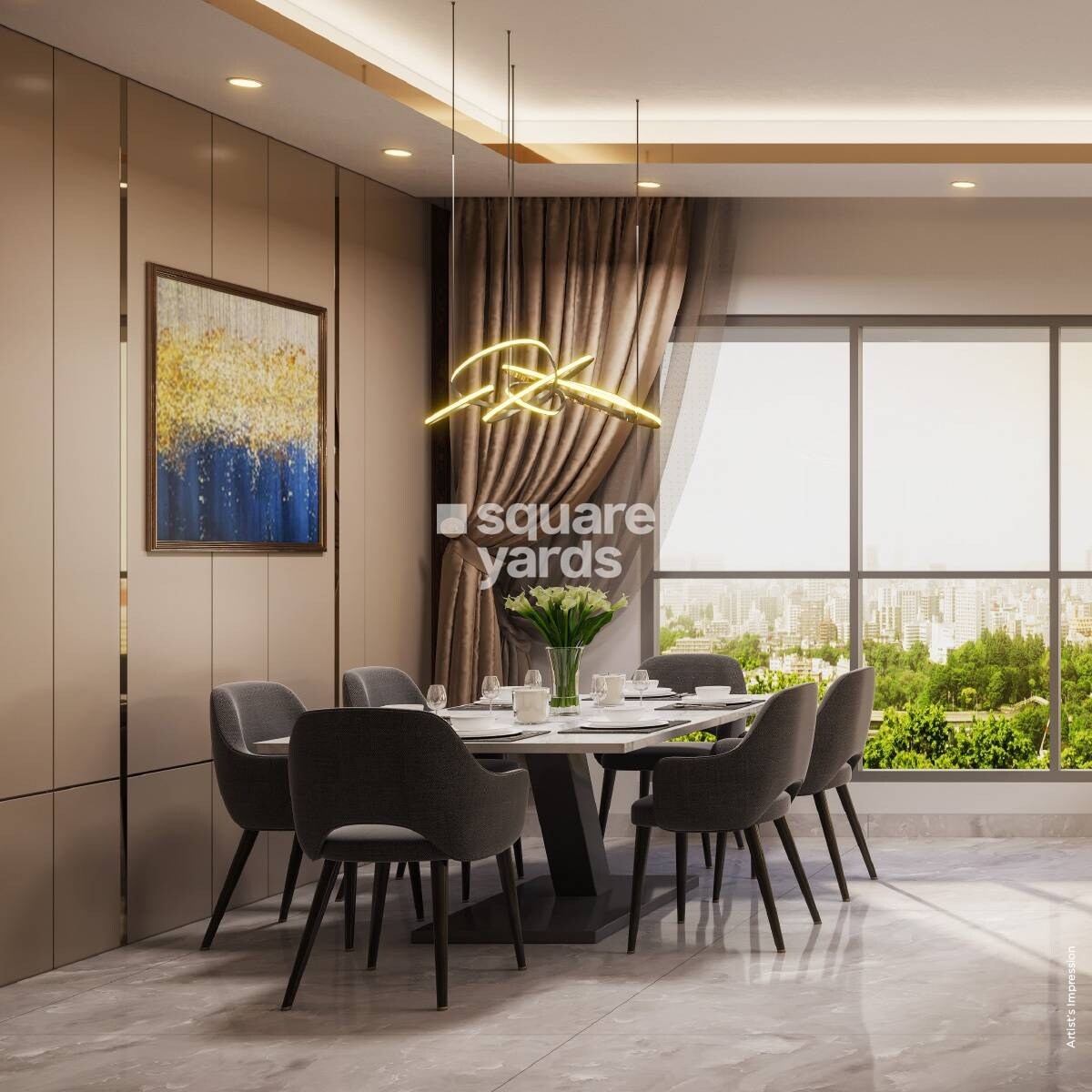 Chandak Greenairy Apartment Interiors 4