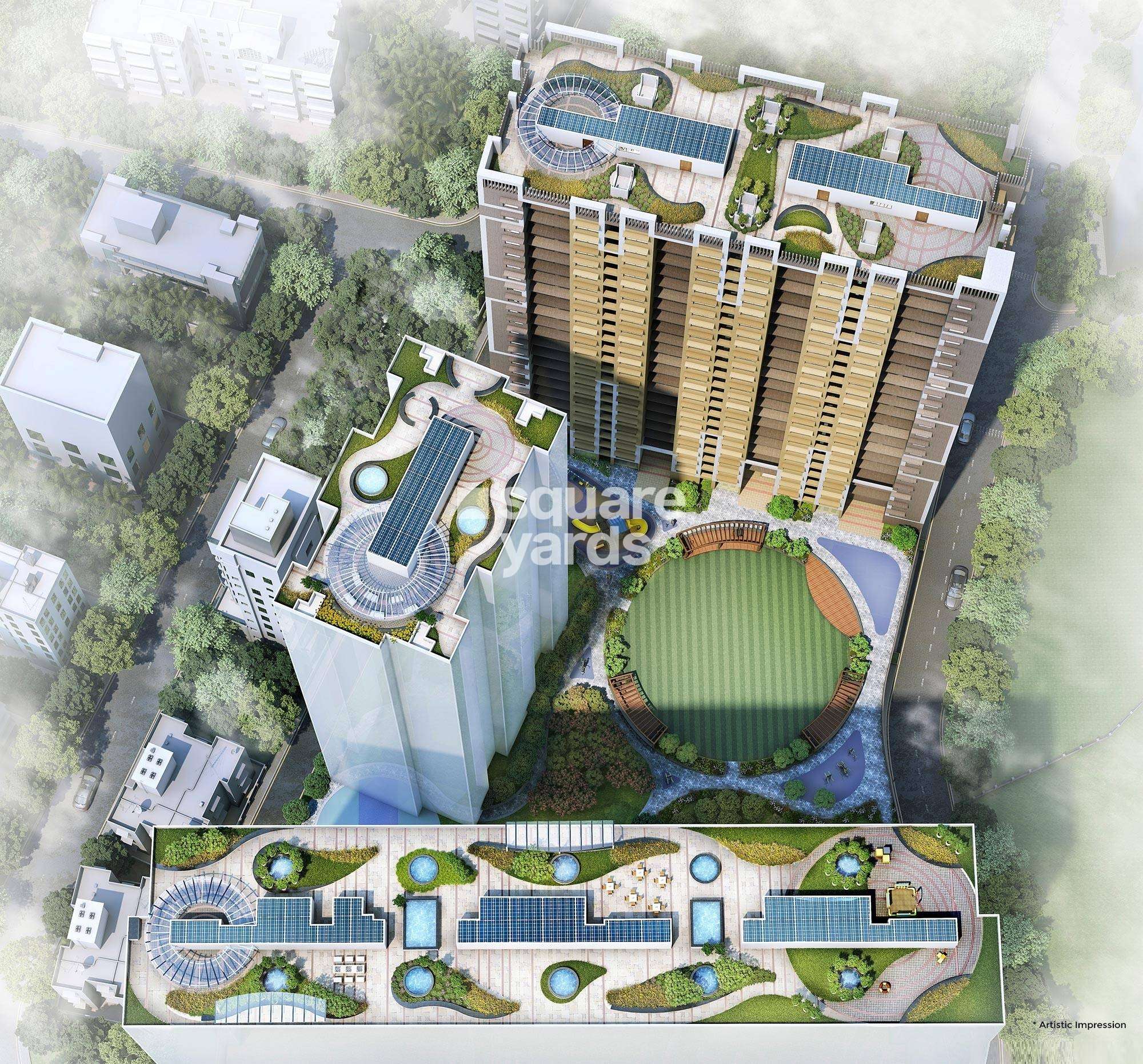 chandak nishchay wing a project tower view3
