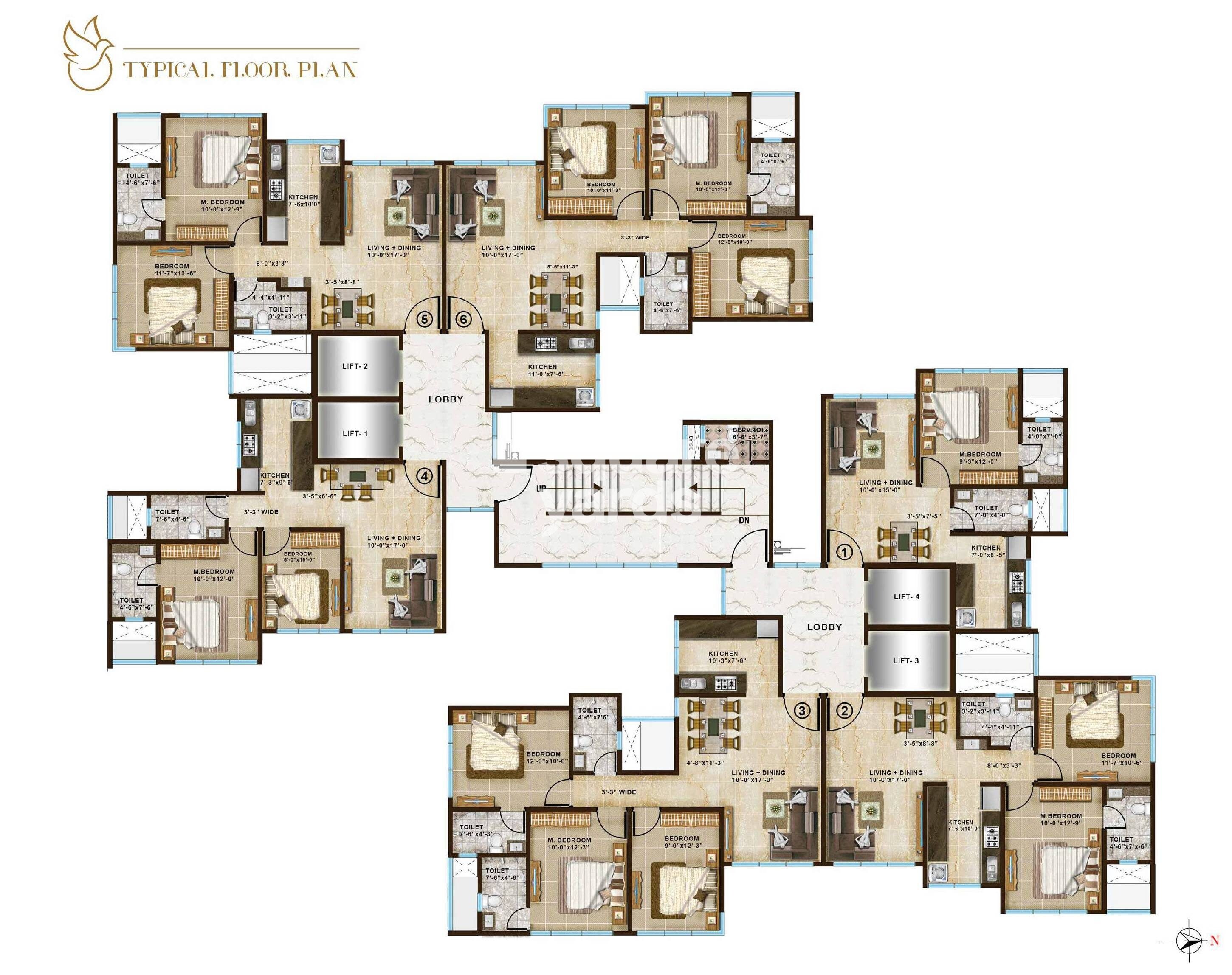 Chandak Paloma Floor Plans