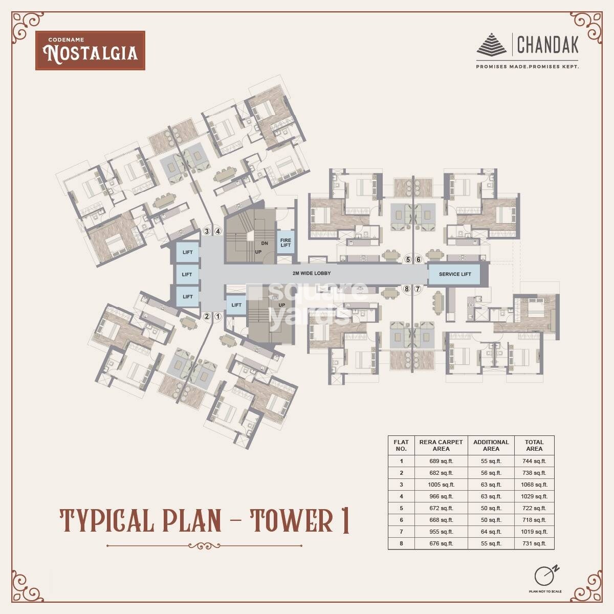 Chandak Treesourus Floor Plans