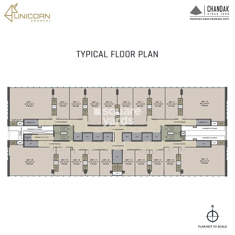 Chandak Unicorn Floor Plans