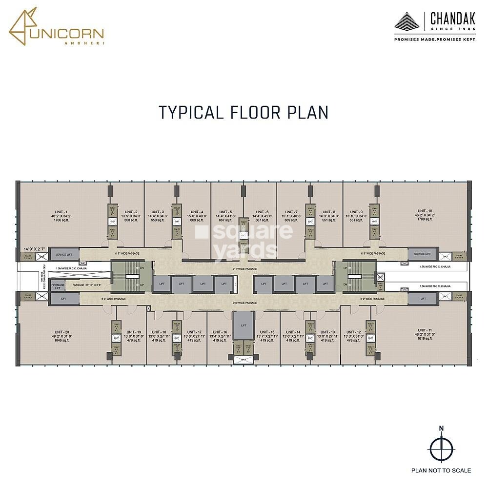 Chandak Unicorn Floor Plans