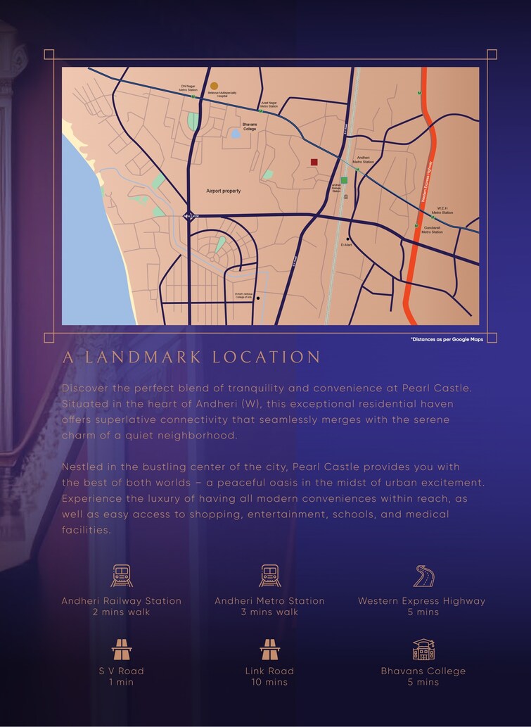 Chandiwala Pearl Castle Location Image