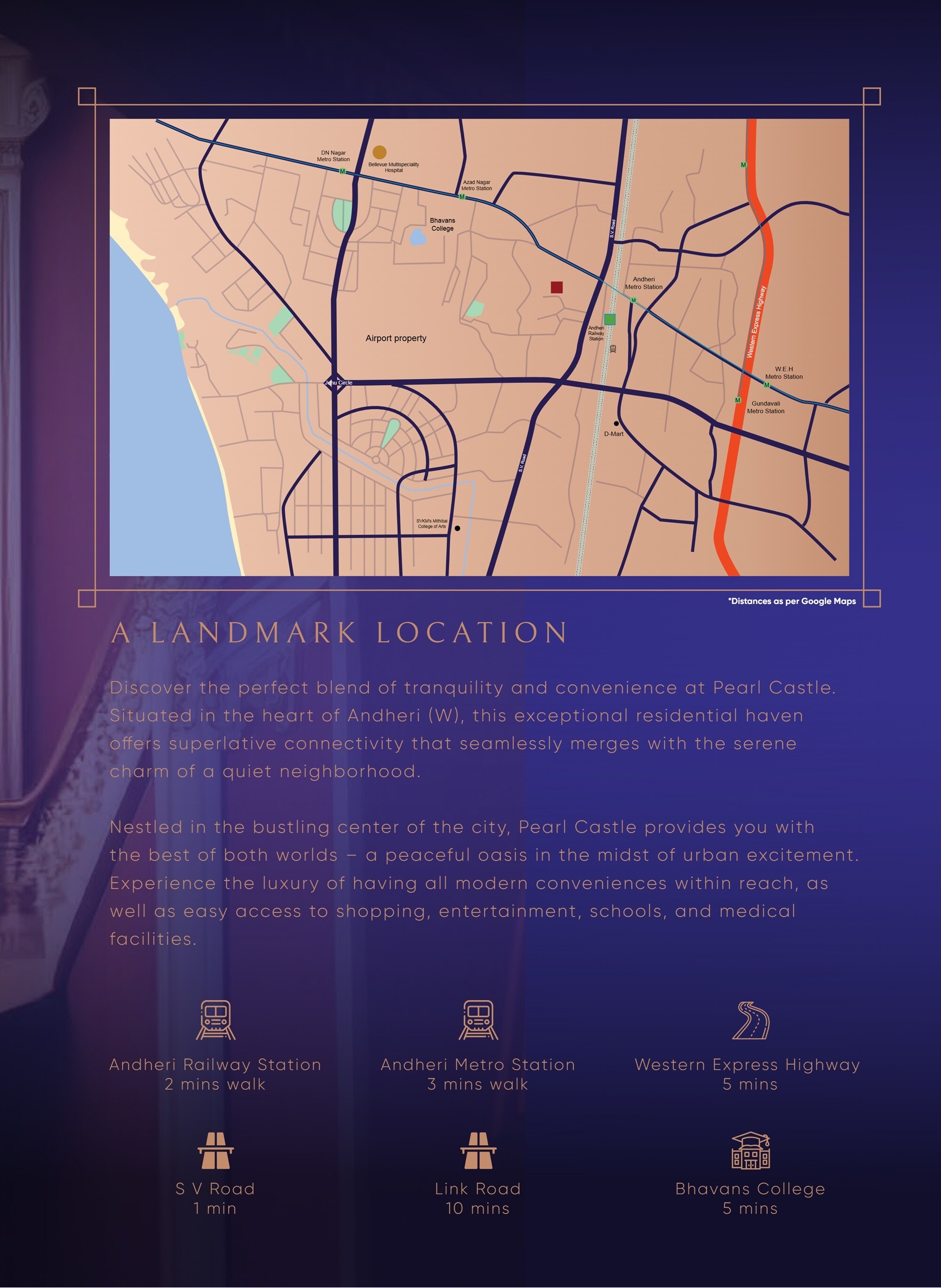 Chandiwala Pearl Castle Location Image