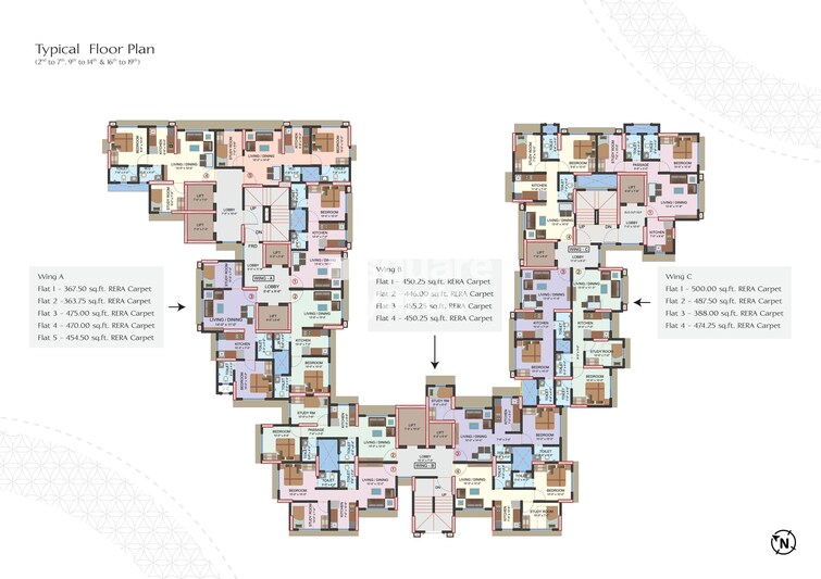Chandiwala Pearl Heaven Floor Plans