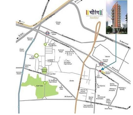 Chaurang Sunshine Location Image