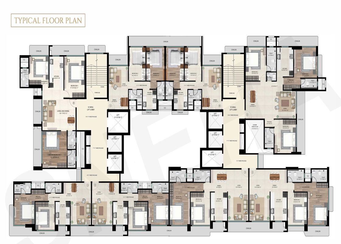 Chheda Prem Nagar Legacy Floor Plans