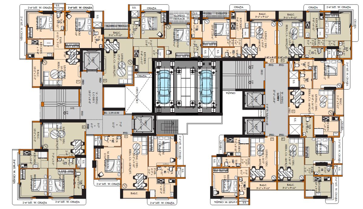 Citiline Shivalaya CHS Floor Plans