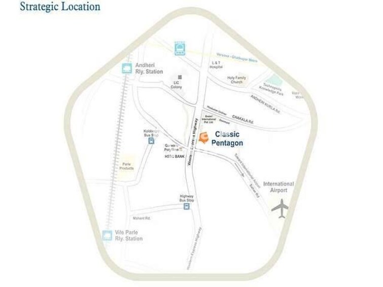 Classic Pentagon Location Image