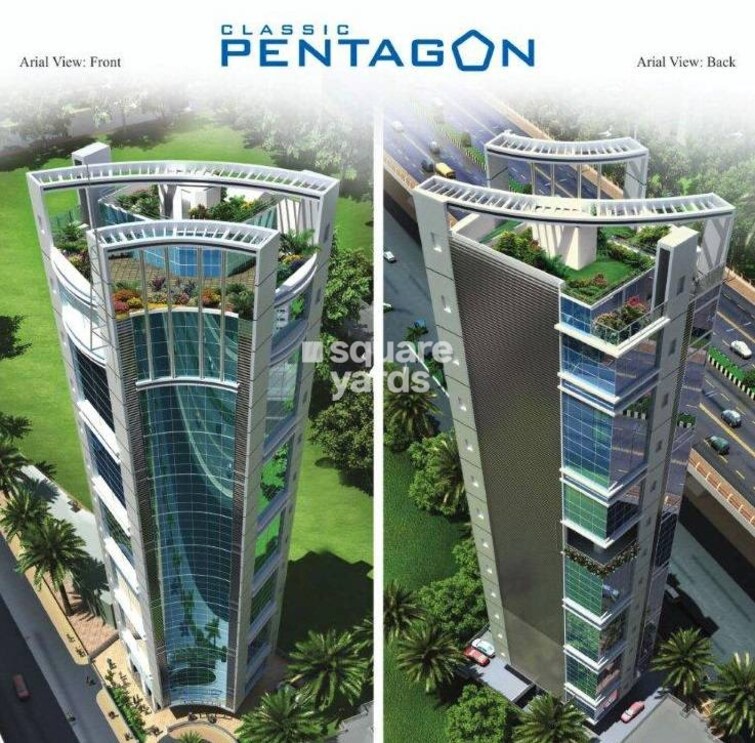 Classic Pentagon Tower View 1