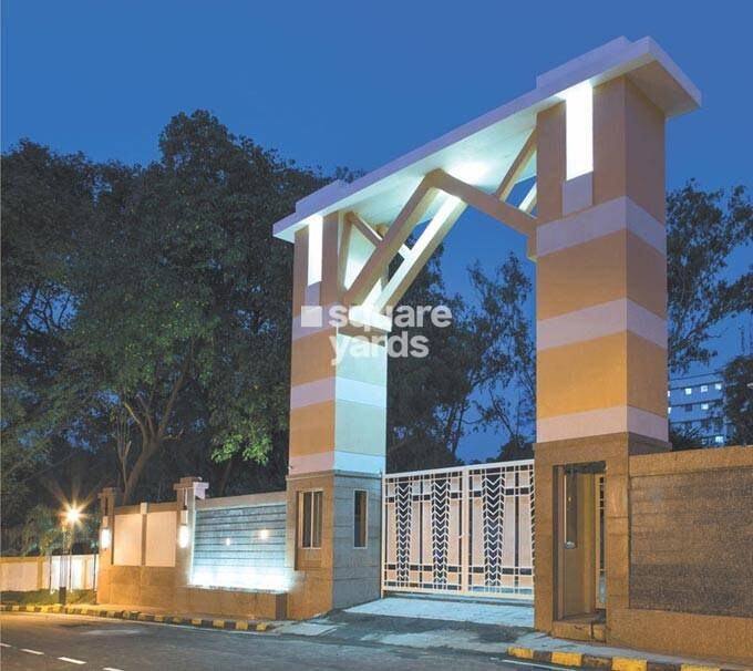 Concrete Sai Srishti Entrance View