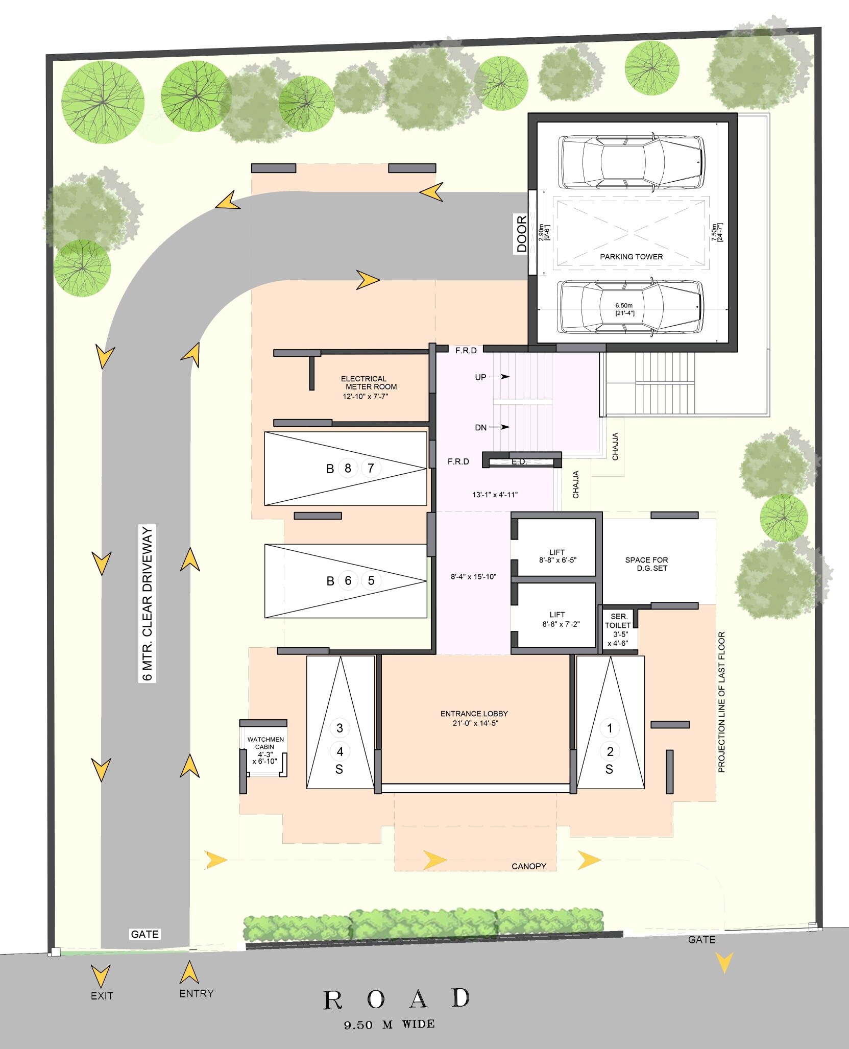 Contendre Enclave Floor Plans 1