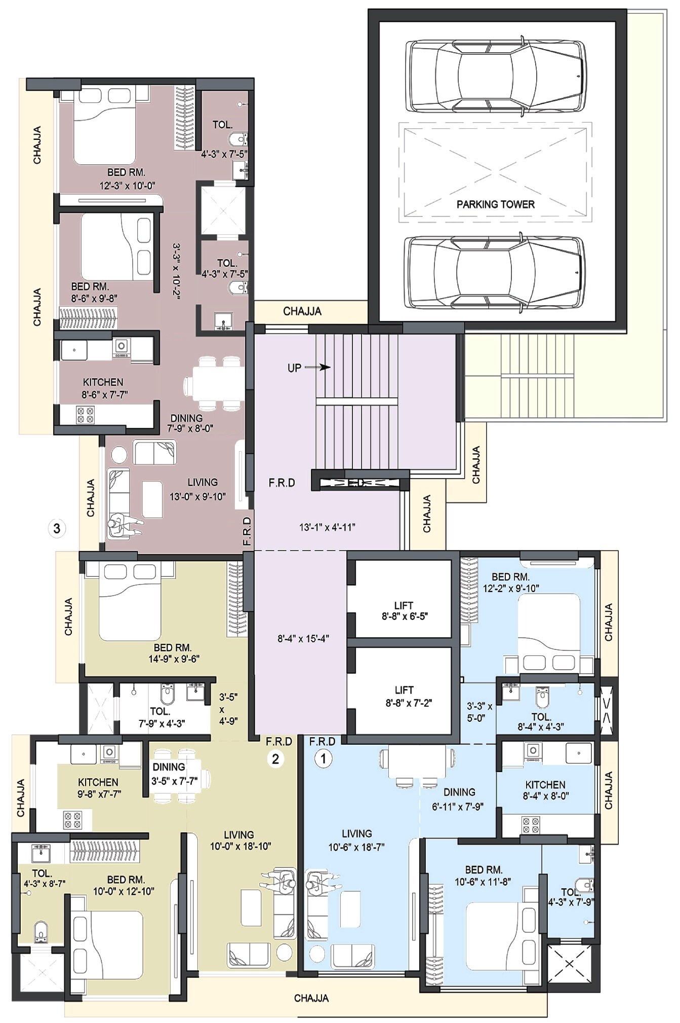 Contendre Enclave Floor Plans 2