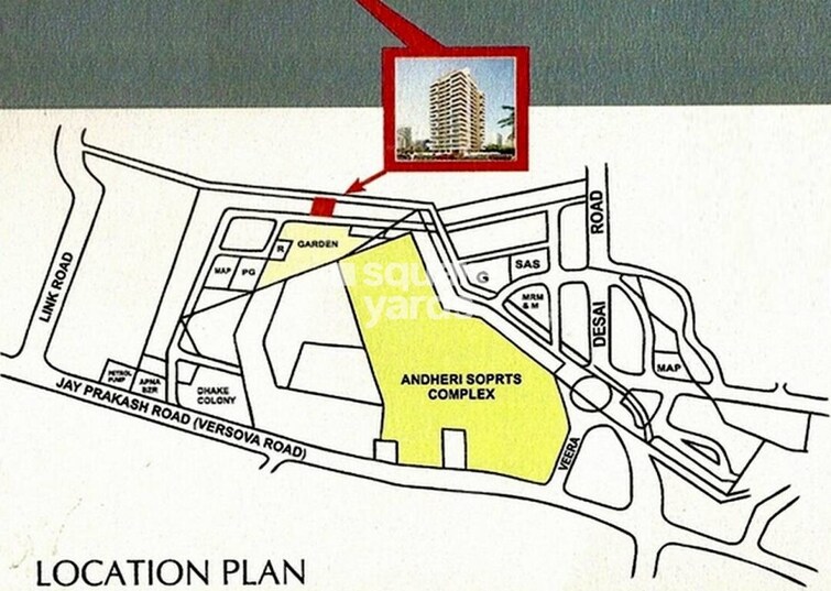 Cosmic Basera Apartments Location Image