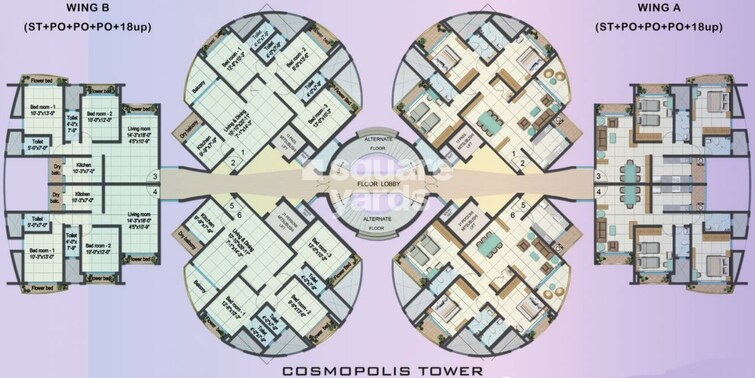 Cosmopolis Tower Floor Plans 1