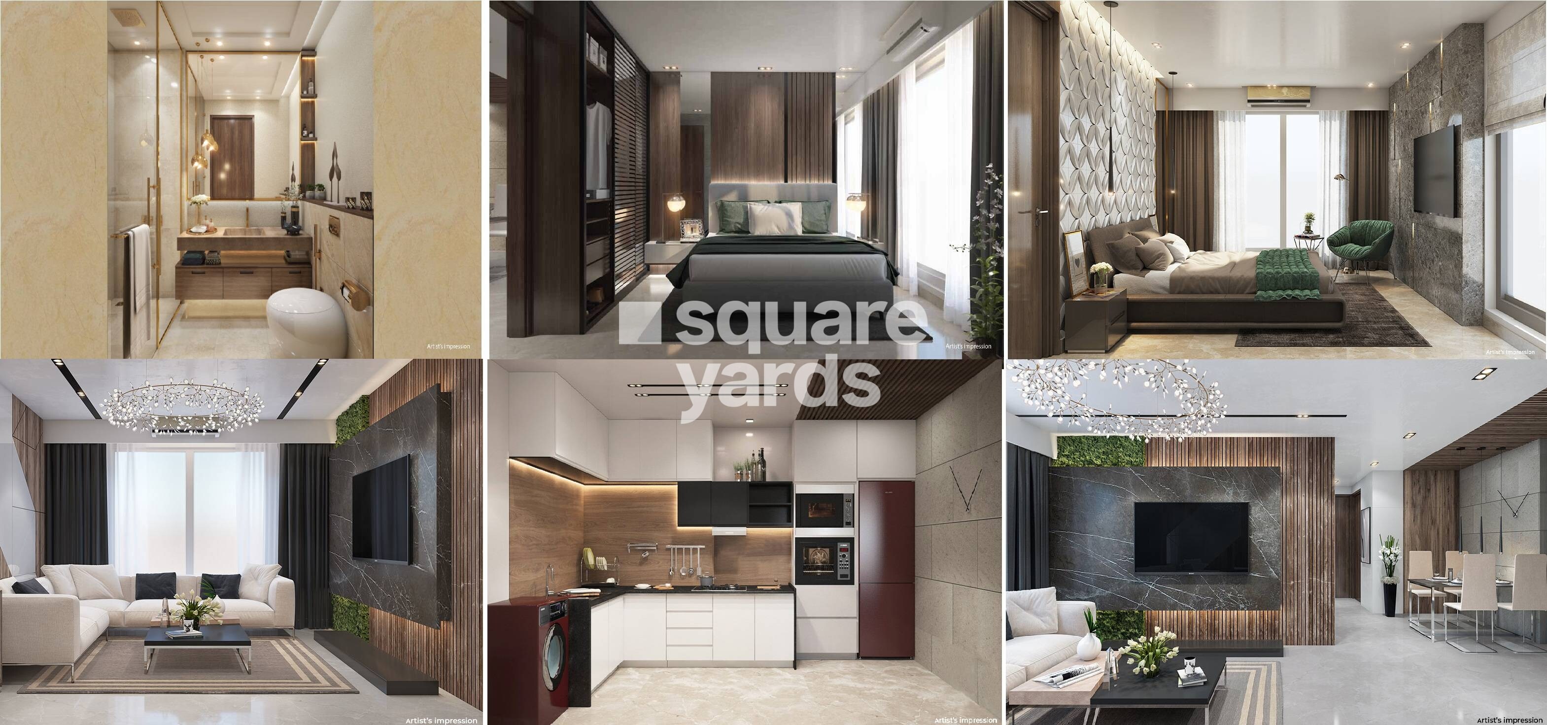 Crescent Horizon Apartment Interiors