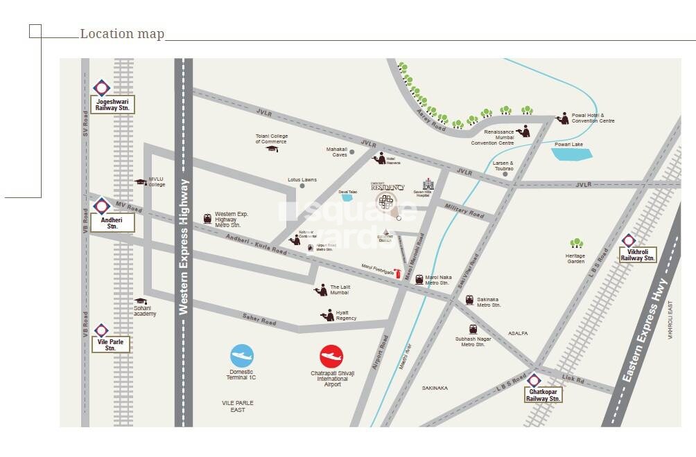 Crescent Residency Location Image