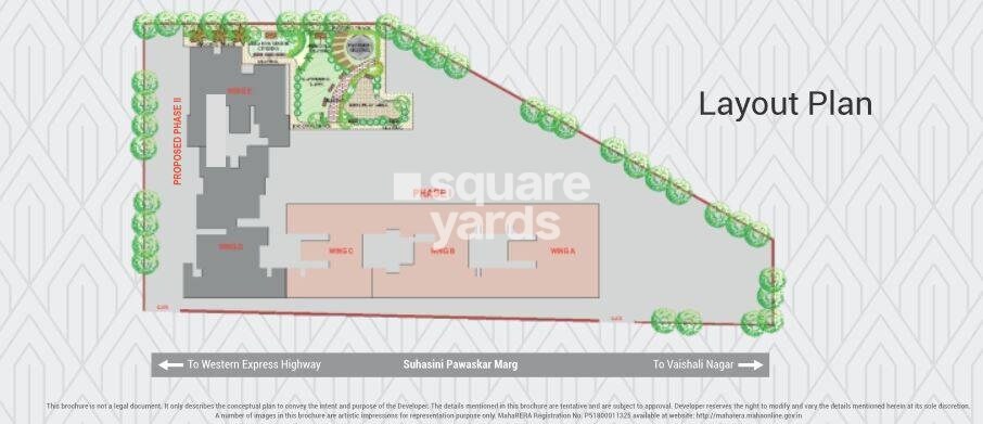 Crescent Sky Heights Phase 1 Wing A B And C Master Plan 1