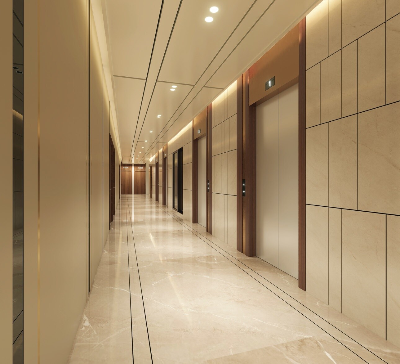 Crescent Western Trade Center Lift Lobby Image