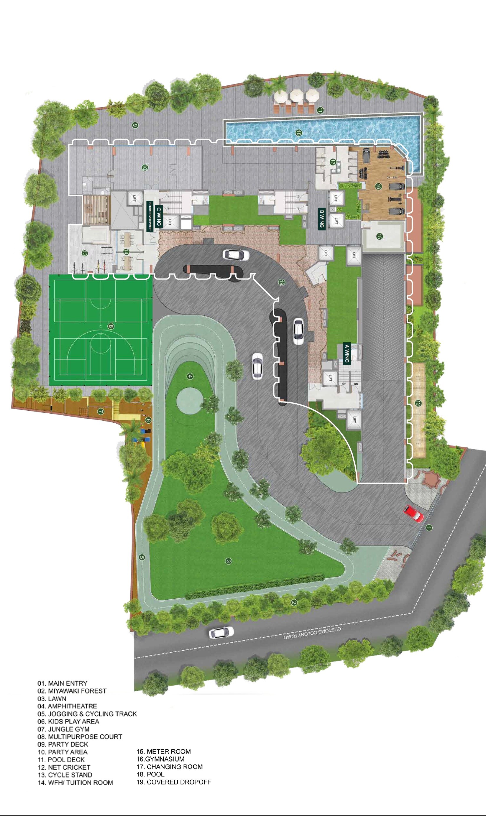 Crest Oaks Master Plan Image