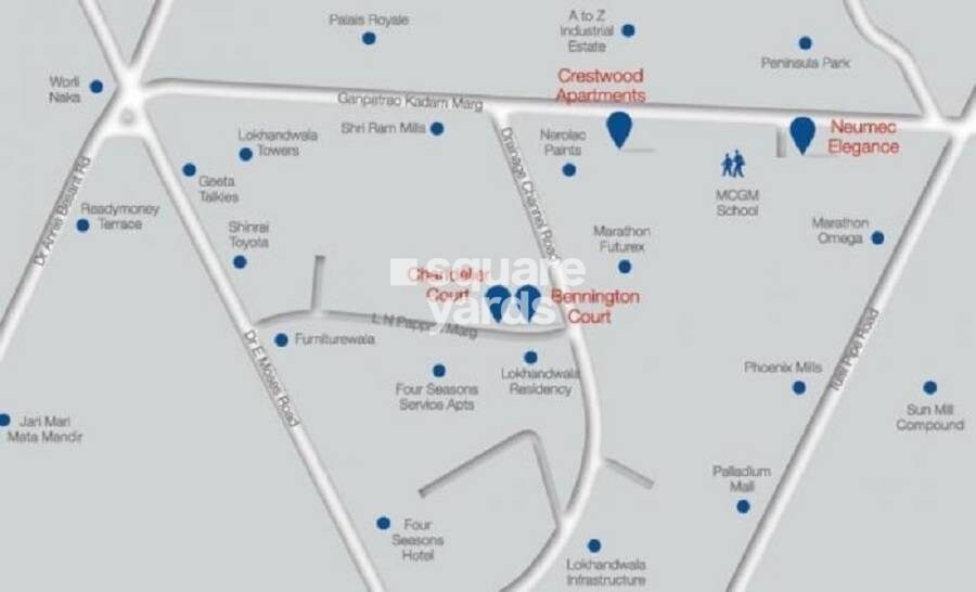 Crestwood Apartments Location Image