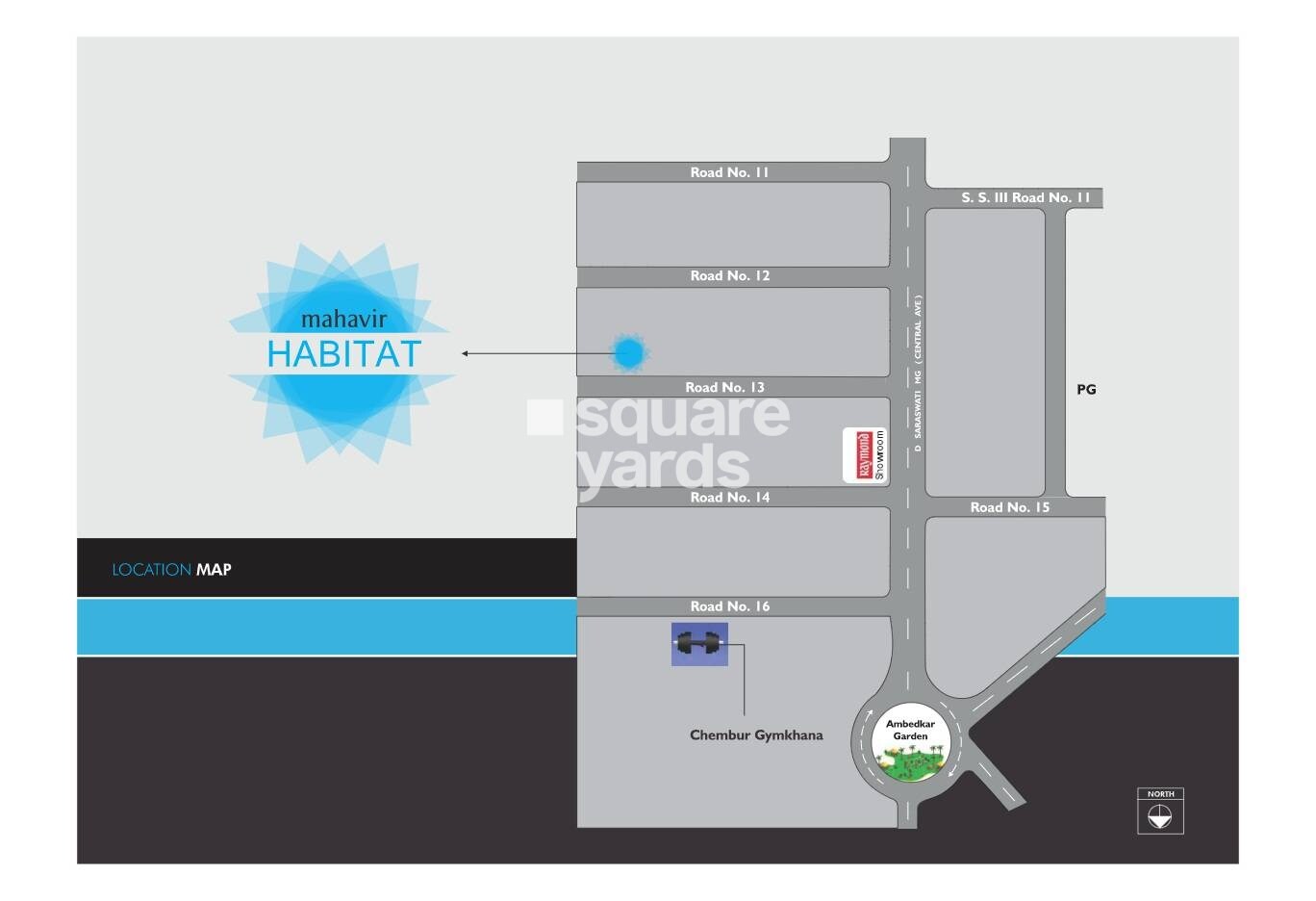 Damji Mahavir Habitat Location Image