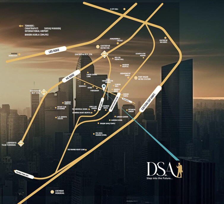 Damji Shamji Avenuee Location Image