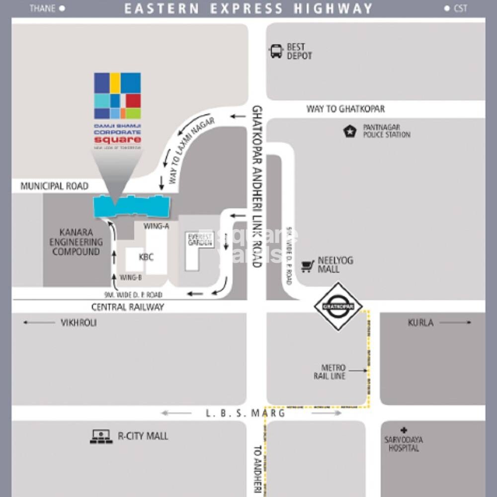 Damji Shamji Corporate Square Wing C Location Image