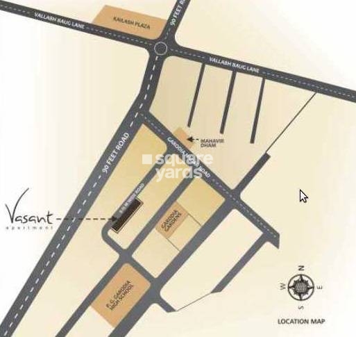 Damji Vasant Apartment Location Image