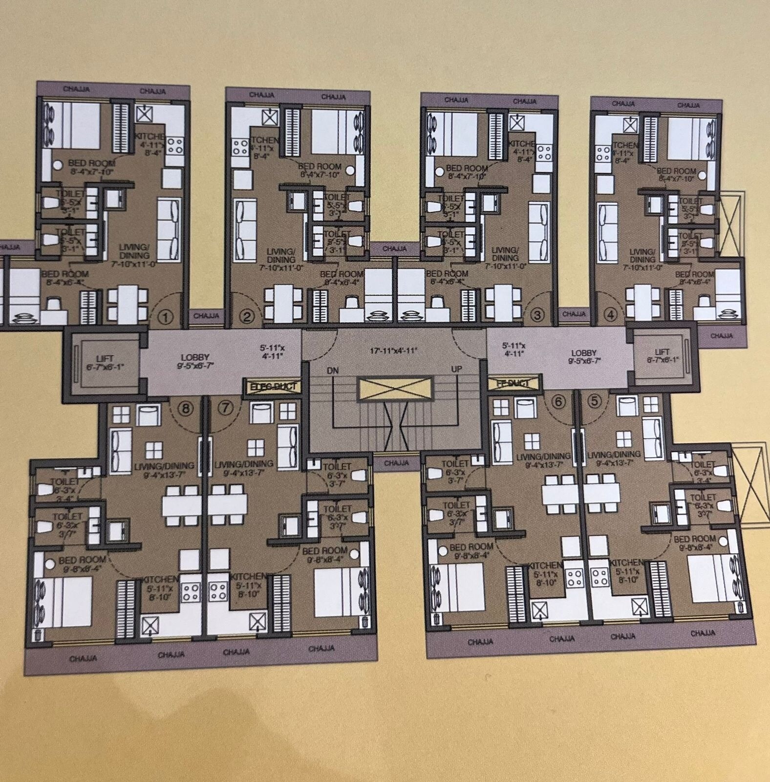 Darshan Phoenix Tower Floor Plans 1