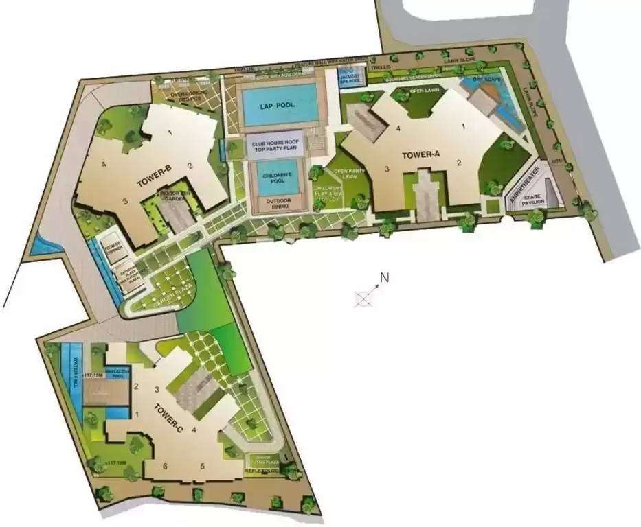 db orchid woods project master plan image1