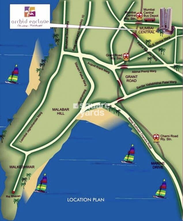 DB Realty Orchid Enclave Location Image