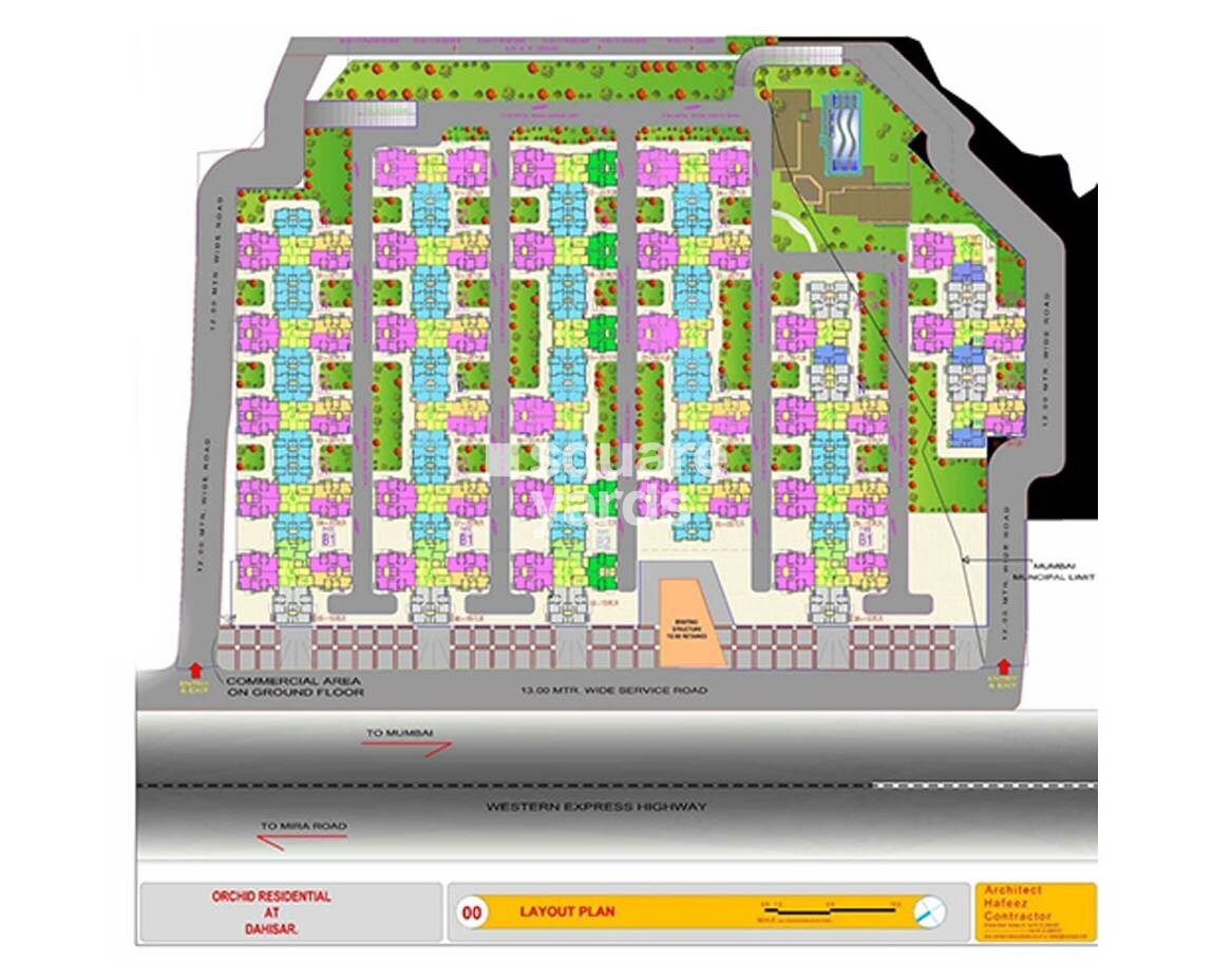 DB Realty Orchid Ozone Master Plan Image