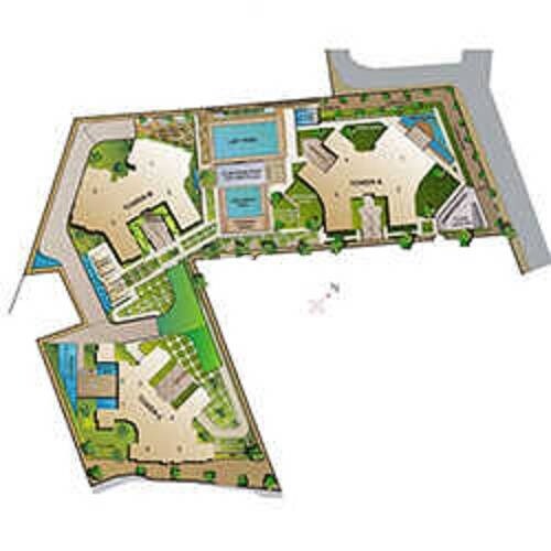DB Realty Orchid Woods Master Plan Image