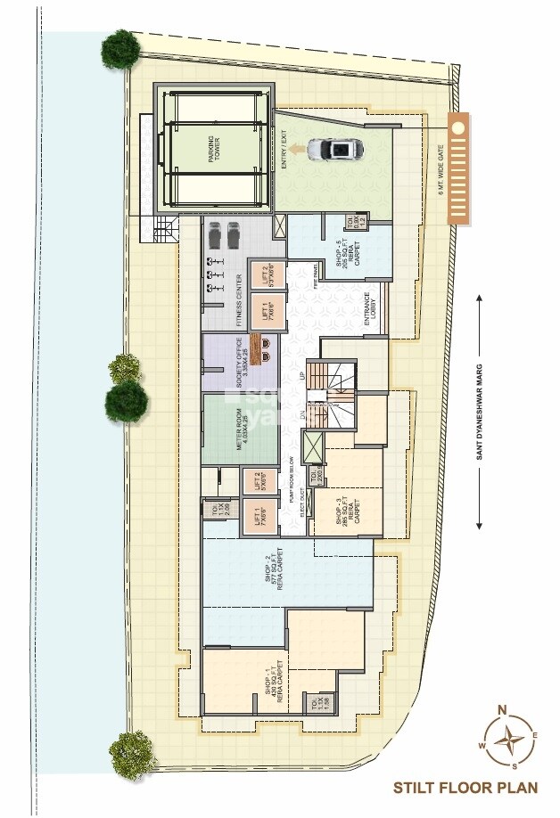 DD Om Makarand Heights Master Plan Image