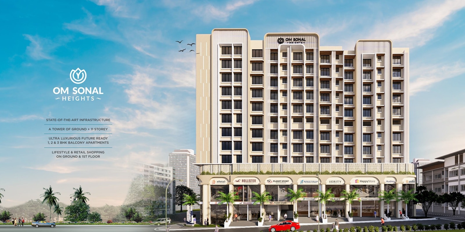 DD Om Sonal Heights residential project in Ghatkopar West