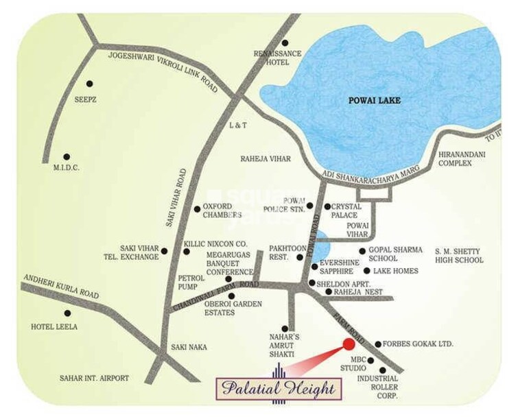 Dedhia Palatial Height Location Image