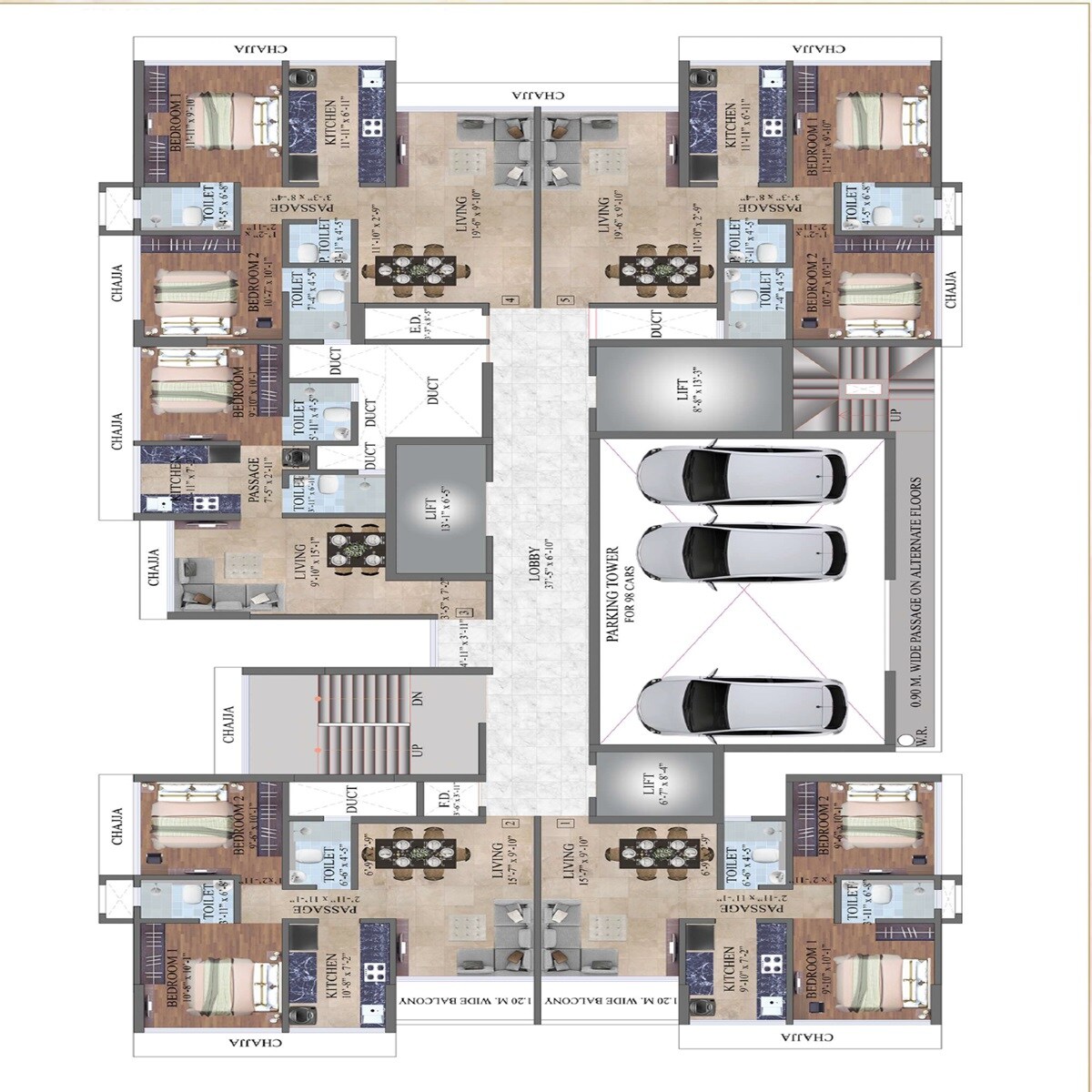 Dem Icon Floor Plans