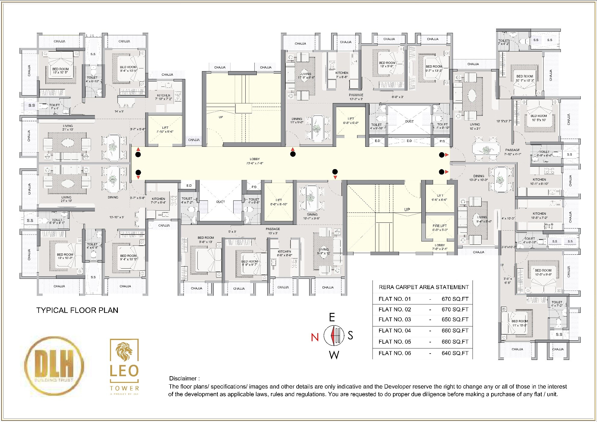 Dev Leo Tower Floor Plans