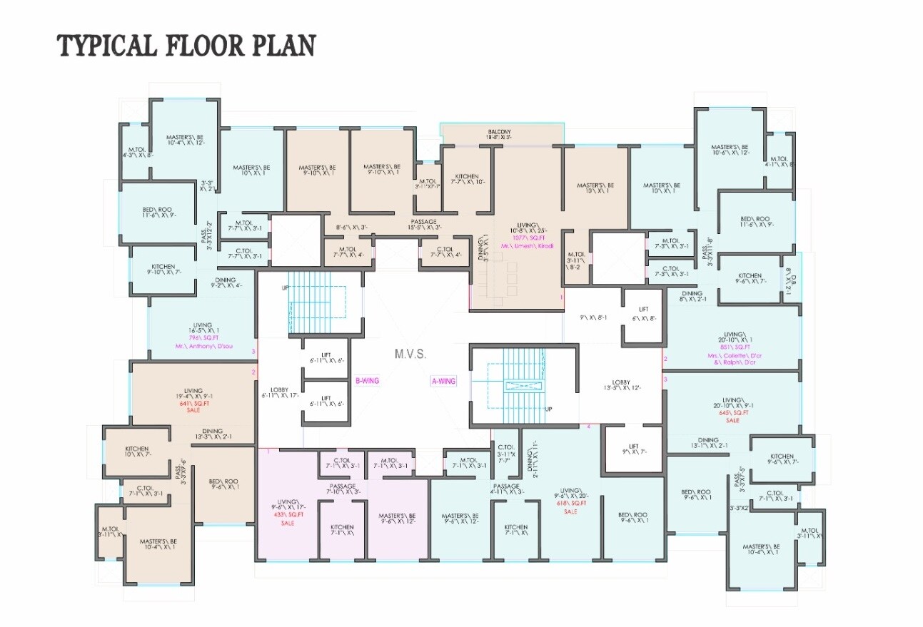 DGS Sheetal Grandeur Floor Plans