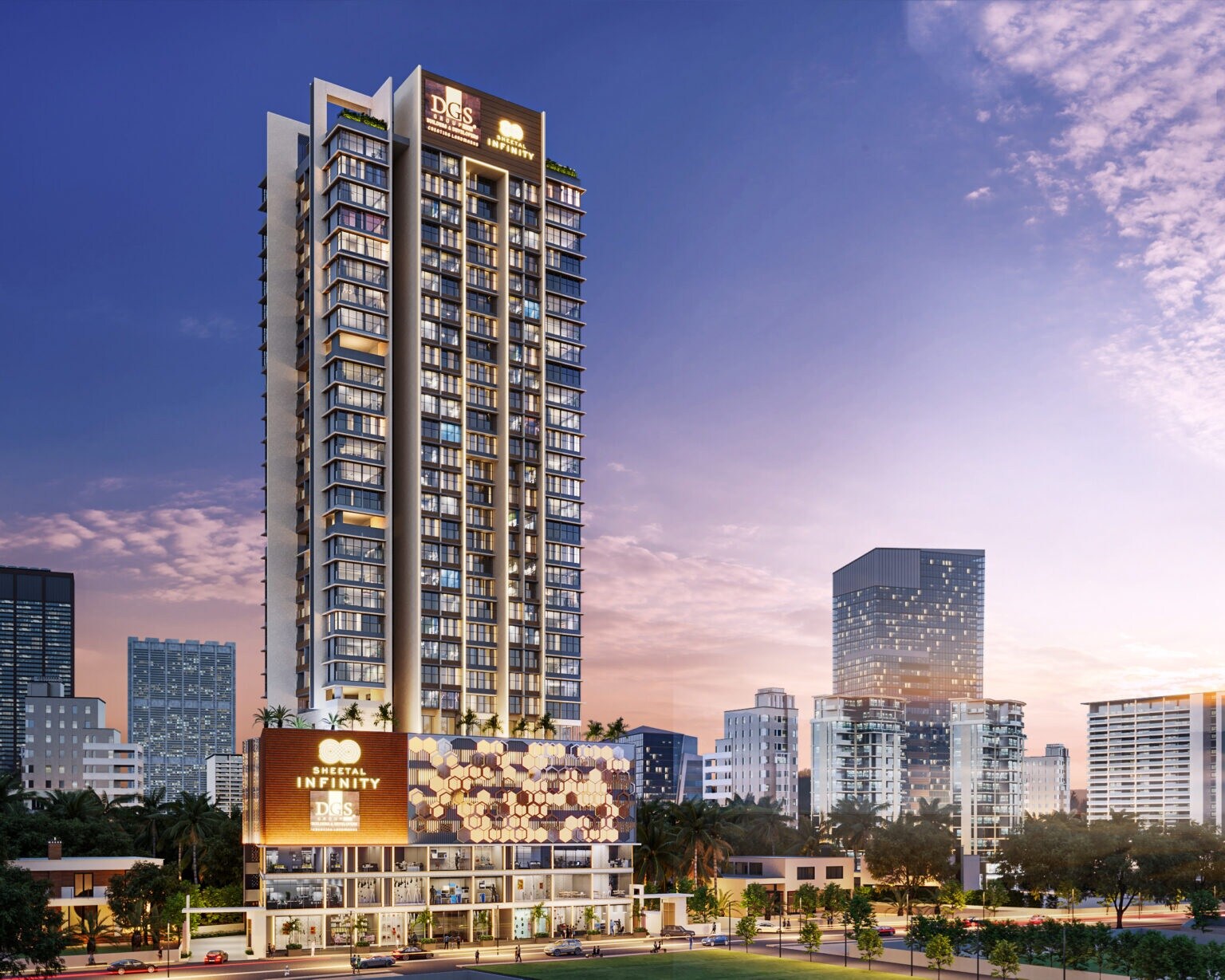 DGS Sheetal Infinity Apartment Exteriors 1