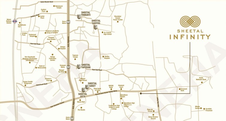 DGS Sheetal Infinity Location Image